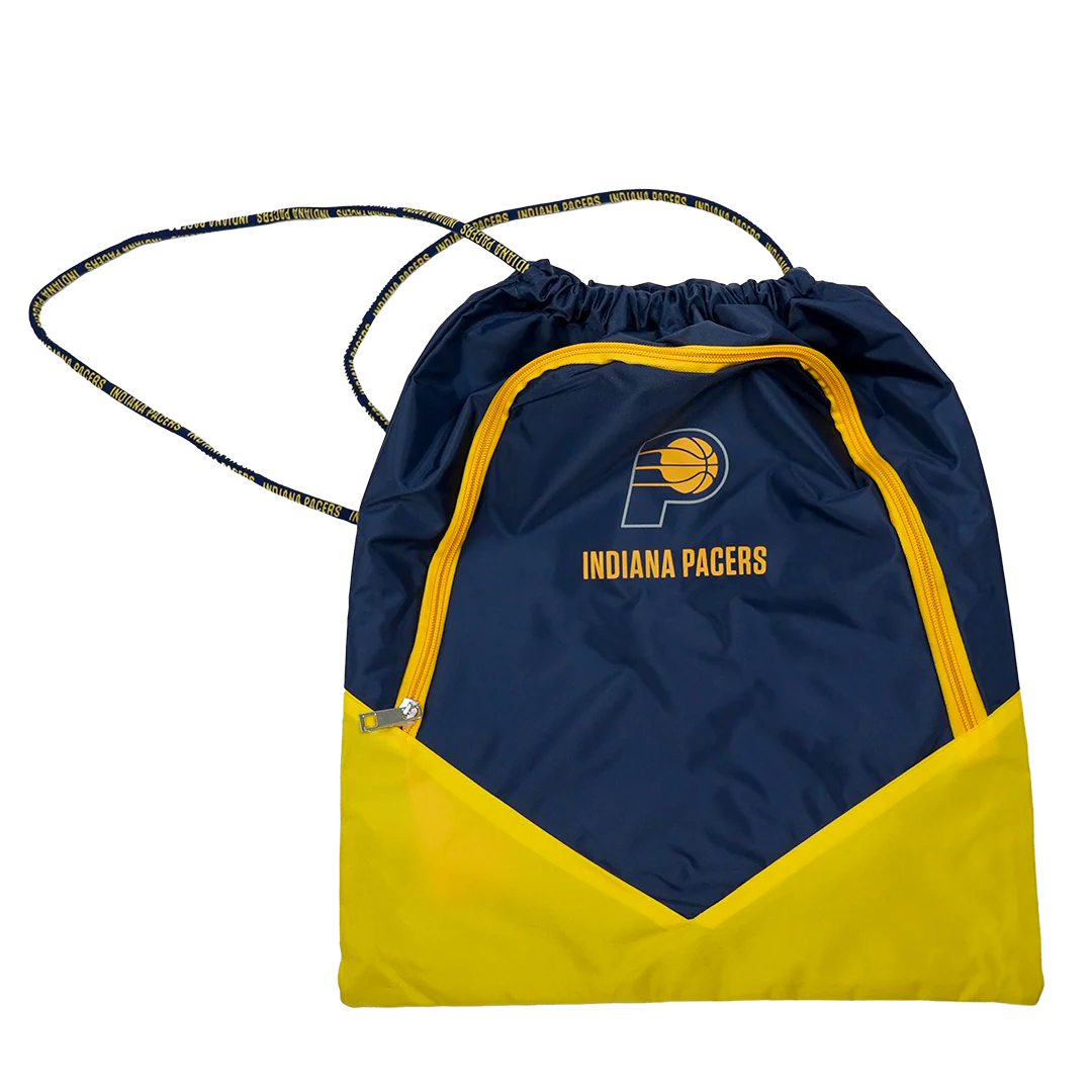 Indiana Pacers Repeat Wordmark 2-Tone Drawstring Bag in Navy by FOCO