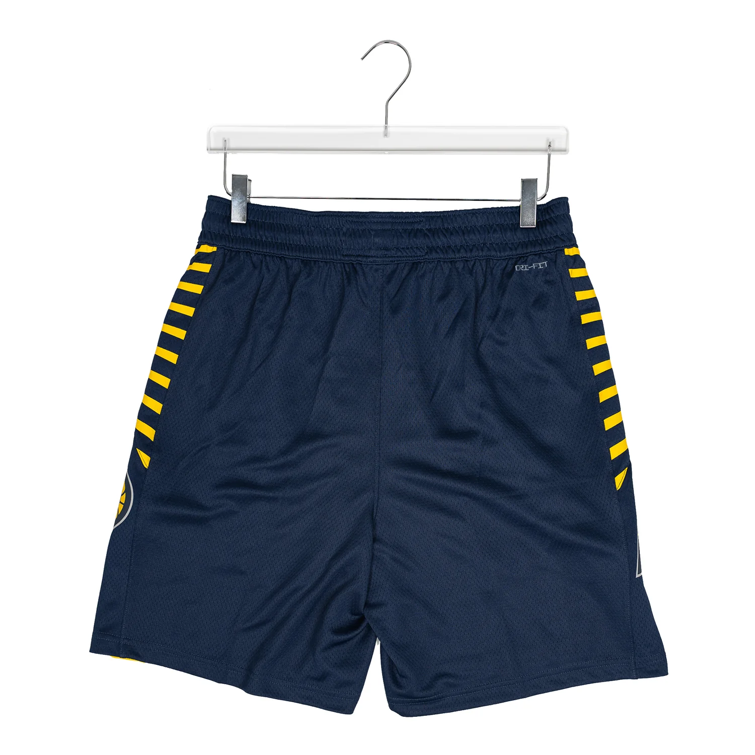 Adult Indiana Pacers Icon Swingman Shorts in Navy by Nike - Image 3