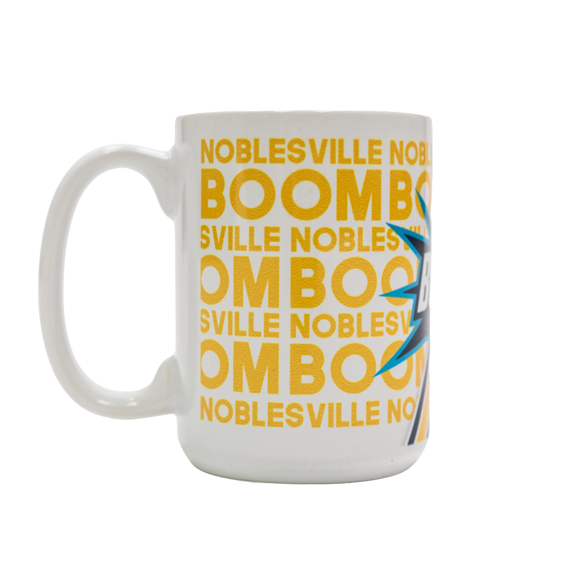 Noblesville Boom 15oz Ceramic Mug in Navy by Rico Industries - Image 3