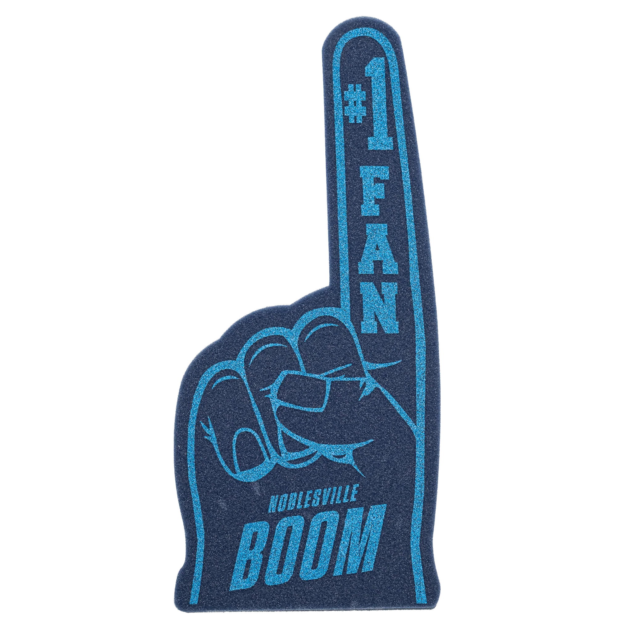 Noblesville Boom Foam Finger in Navy by Rico Industries - Image 2