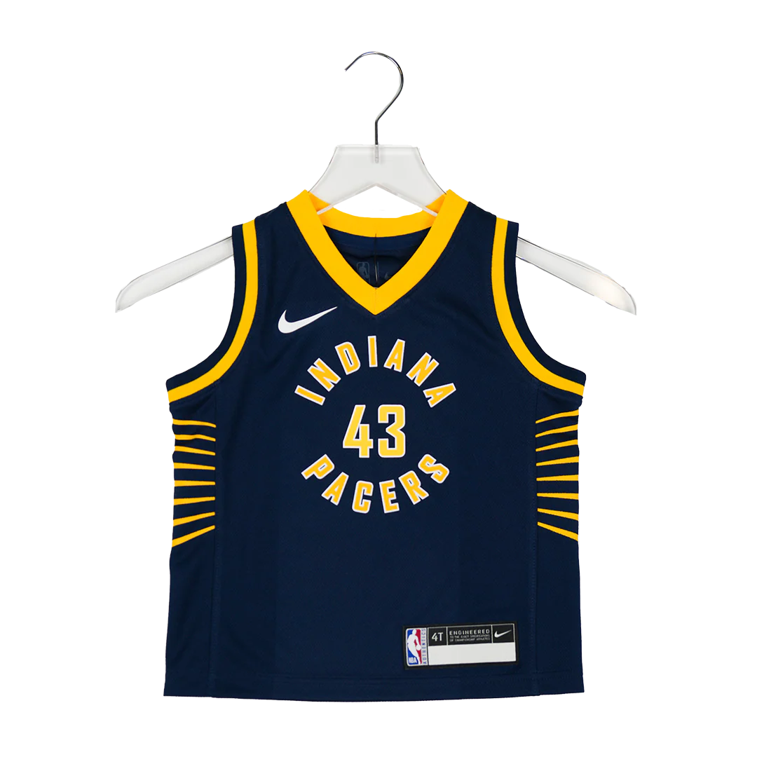 Infant Indiana Pacers #43 Pascal Siakam Icon Jersey in Navy by Nike - Image 2