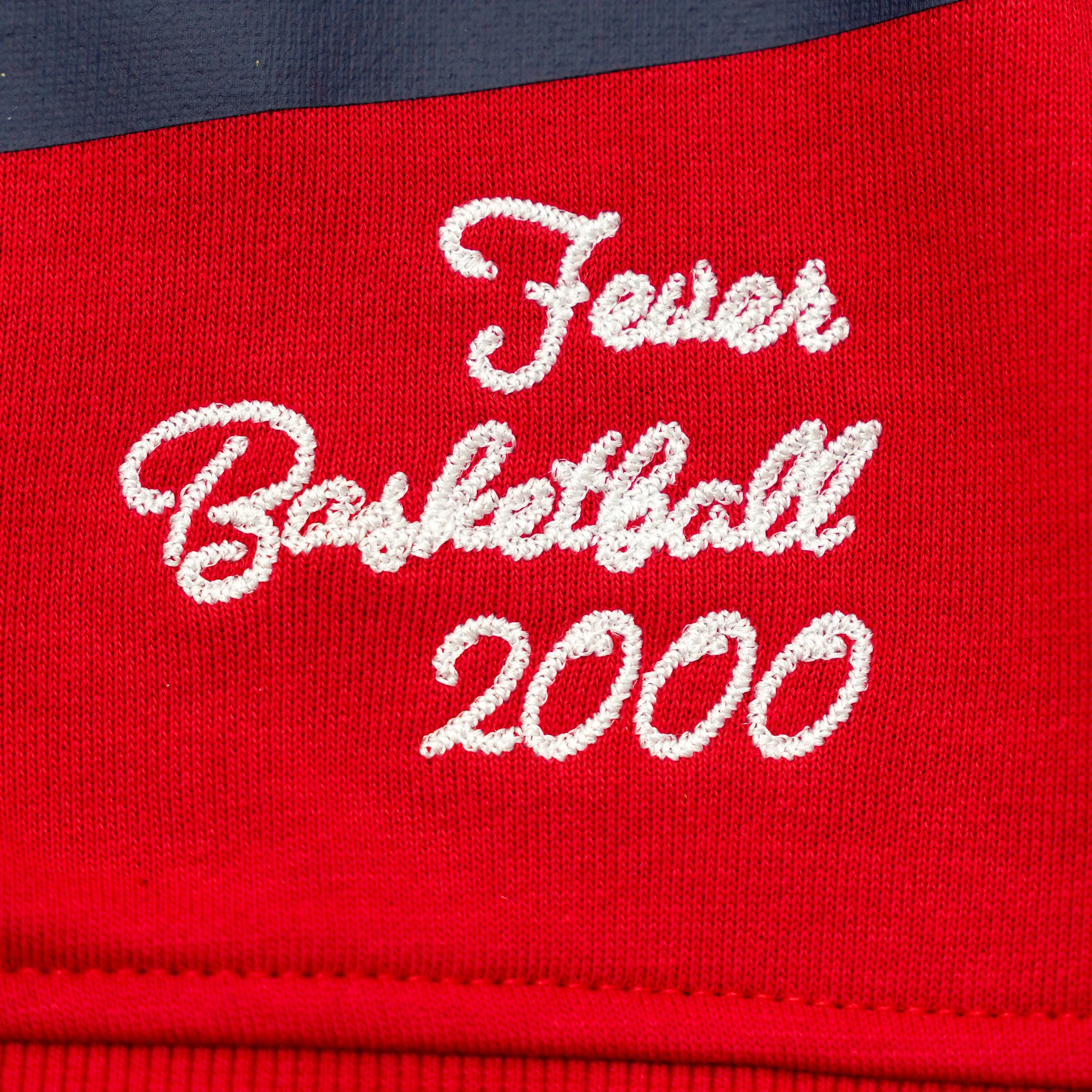 Women's Indiana Fever Colorblock Crewneck Sweatshirt in Red by New Era - Image 3