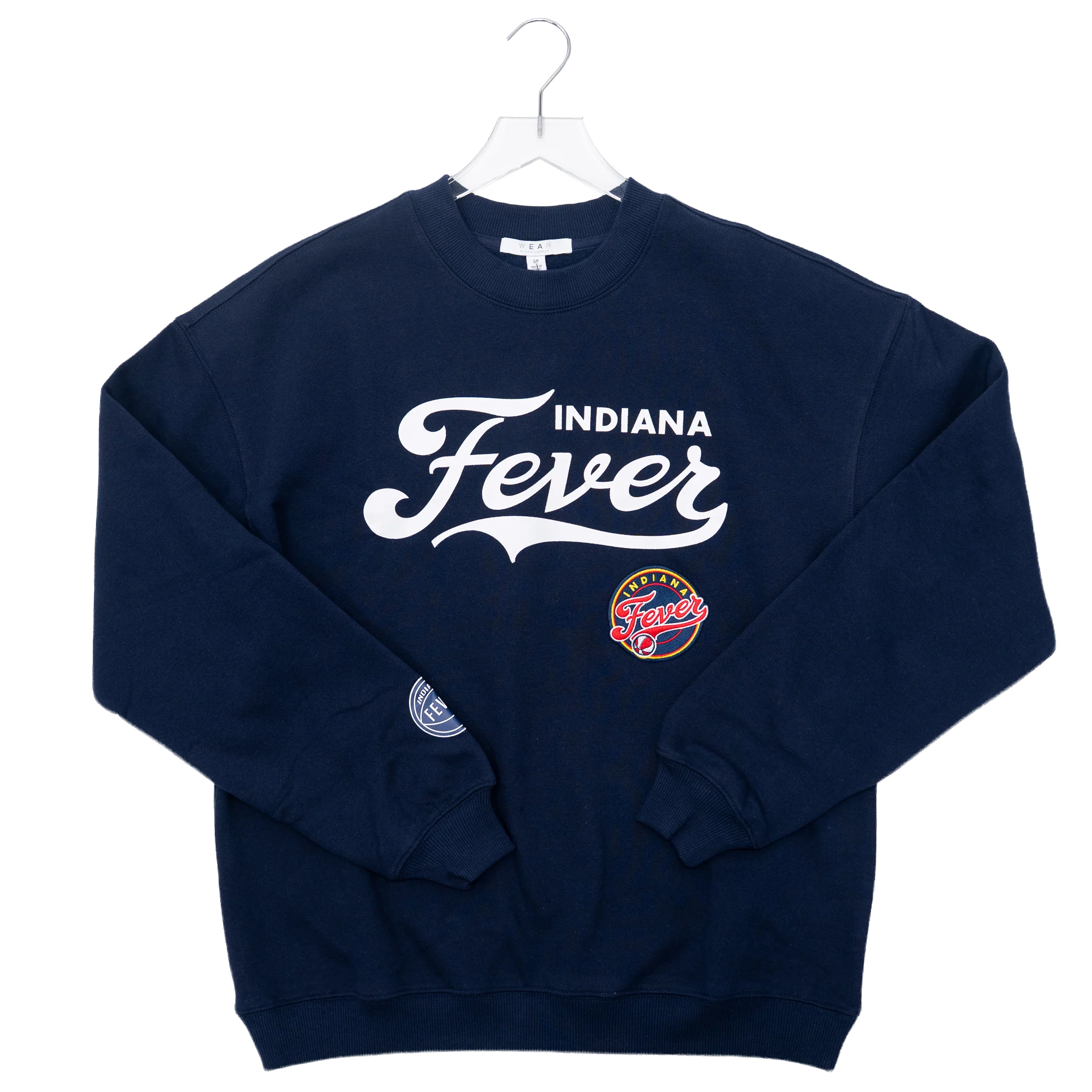 Women's Indiana Fever Crewneck Sweatshirt in Navy by Wear by E. Andrews