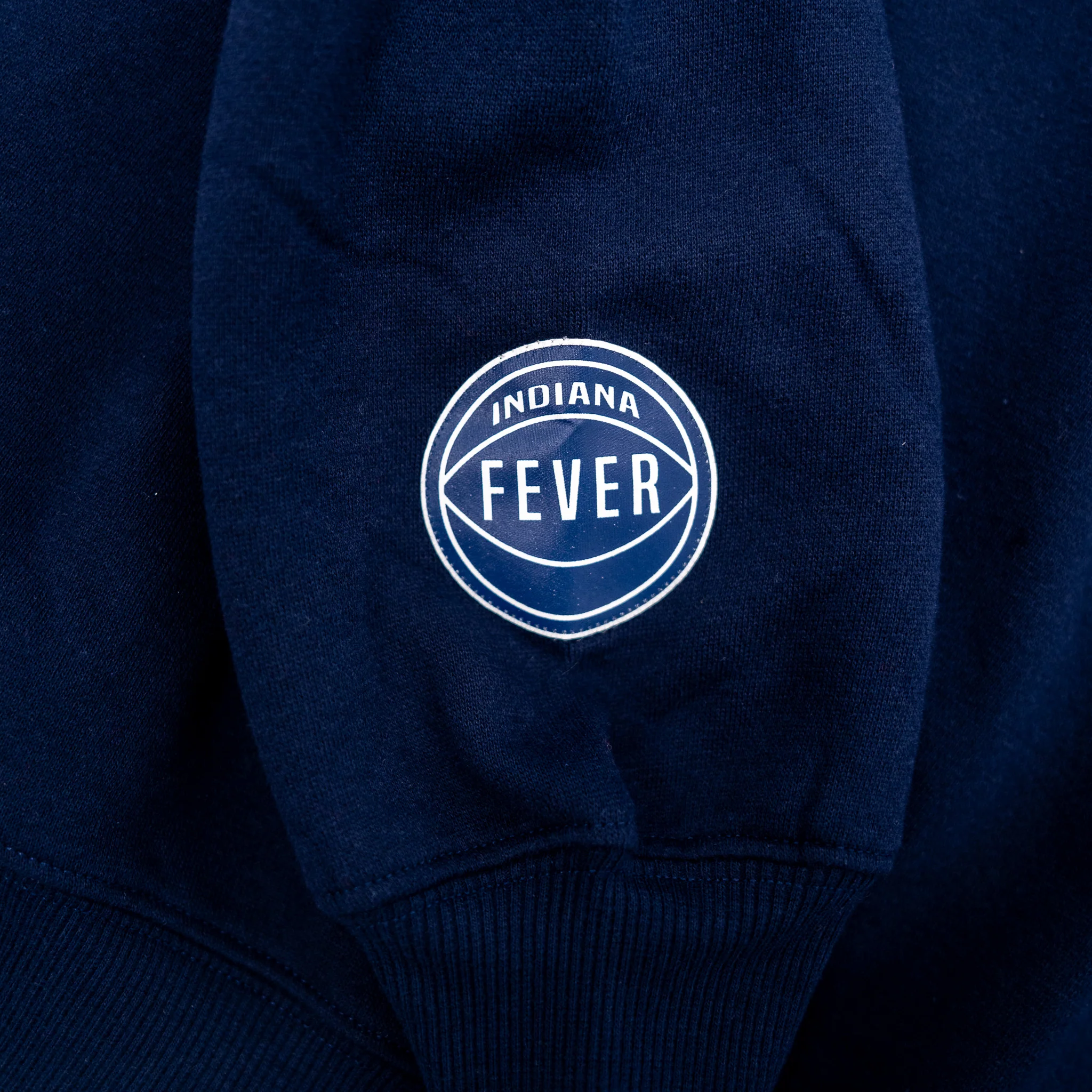 Women's Indiana Fever Crewneck Sweatshirt in Navy by Wear by E. Andrews - Image 2
