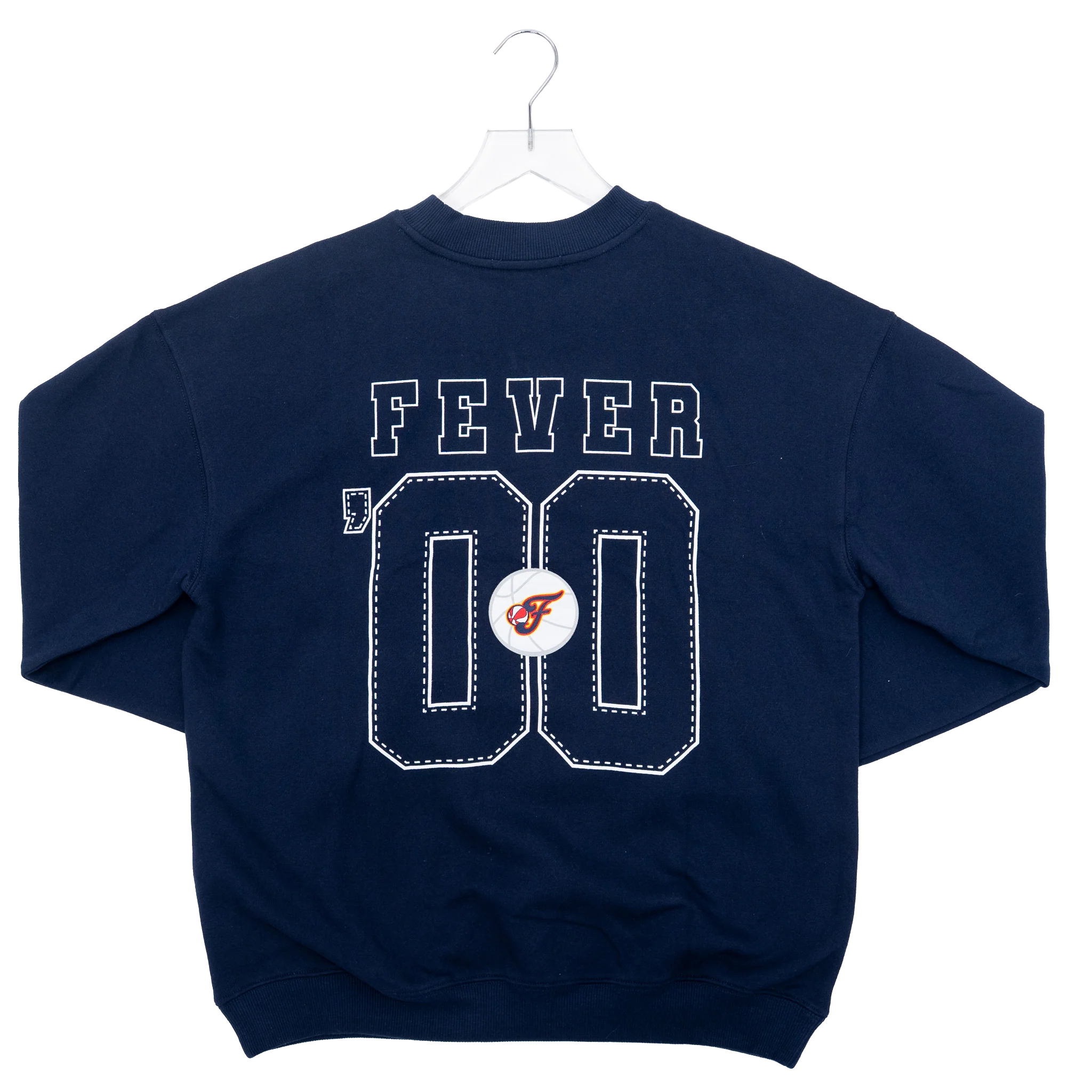 Women's Indiana Fever Crewneck Sweatshirt in Navy by Wear by E. Andrews - Image 3