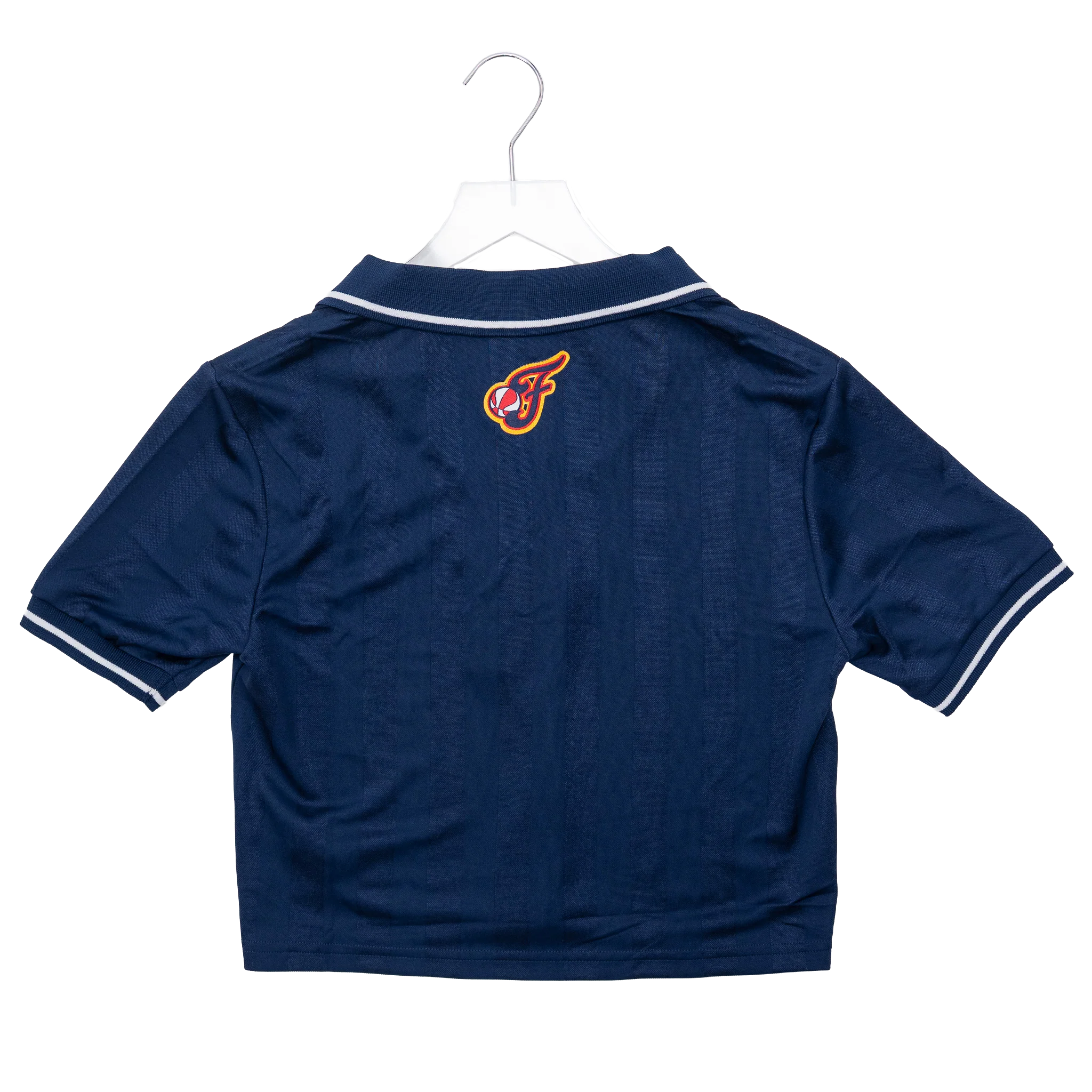 Women's Indiana Fever Crop Polo Shirt in Navy by Wear by E. Andrews - Image 2