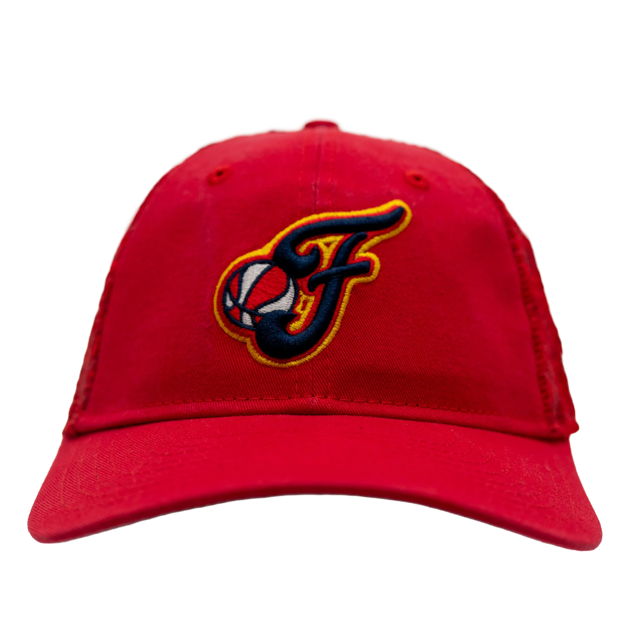 Women's Indiana Fever Floral Mesh 9FORTY Hat in Red by New Era