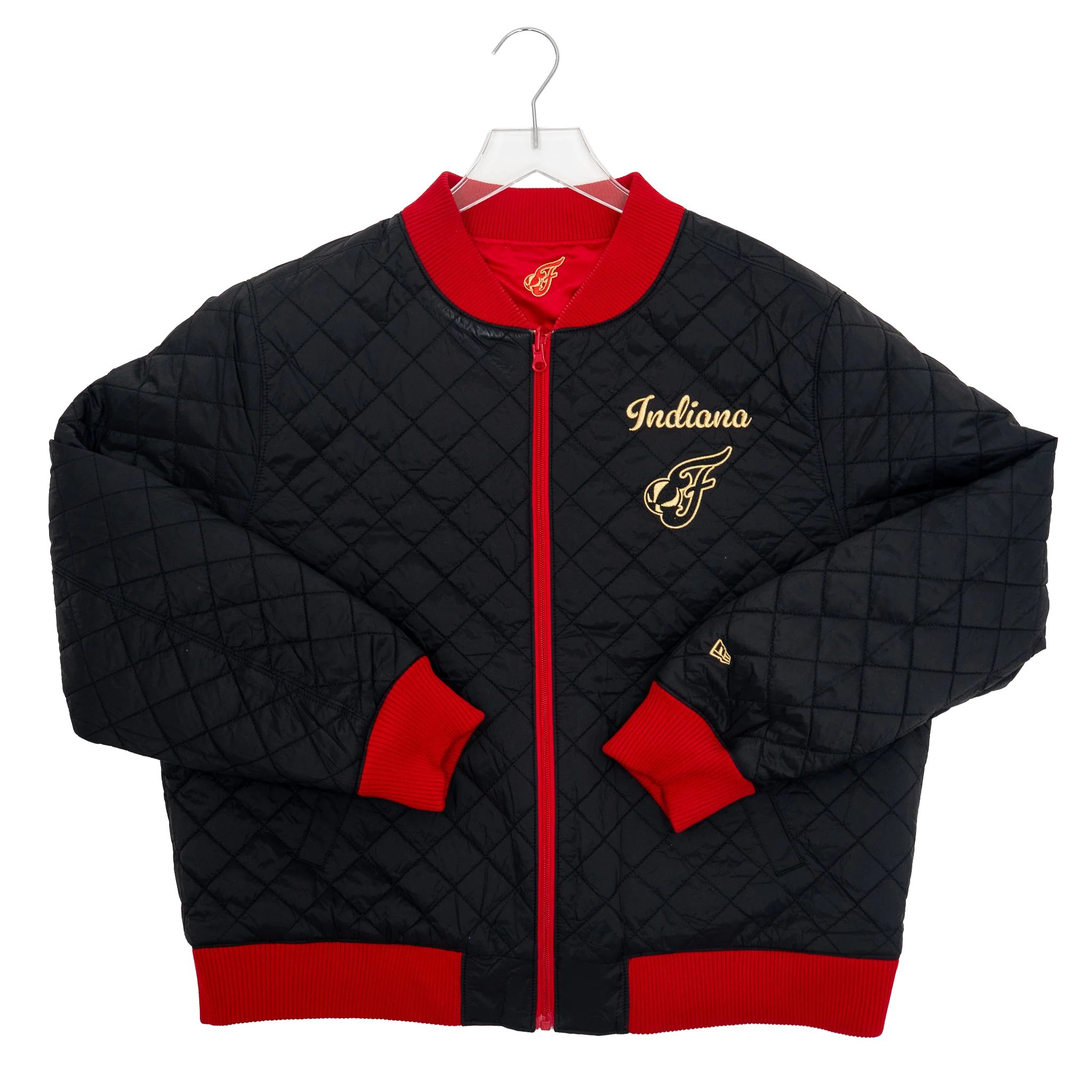 Women's Indiana Fever Glam Game Full-Zip Jacket in Red by New Era - Image 3