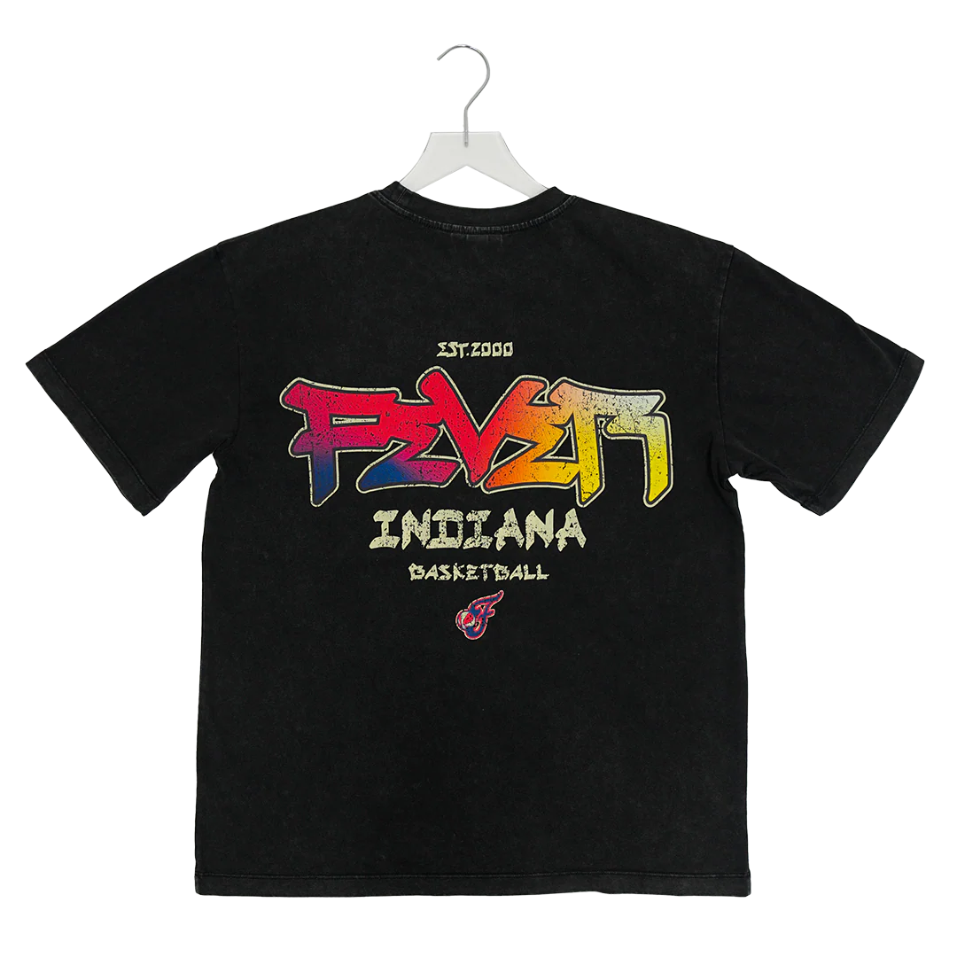 Adult Indiana Fever Jersey Knit T-Shirt in Black by Wild Collective - Image 2