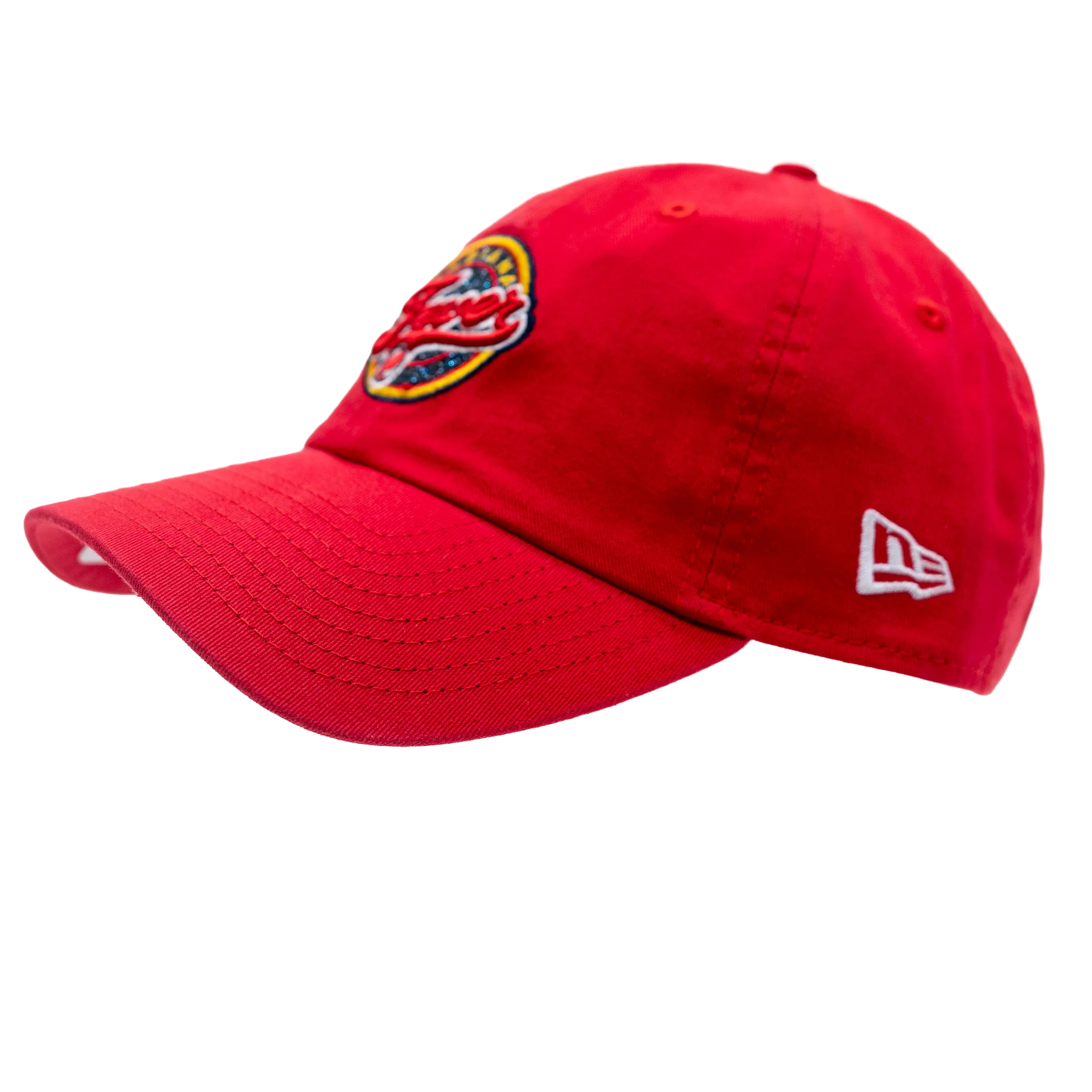 Women's Indiana Fever Primary Logo Glitter 9TWENTY Hat in Red by New Era - Image 2