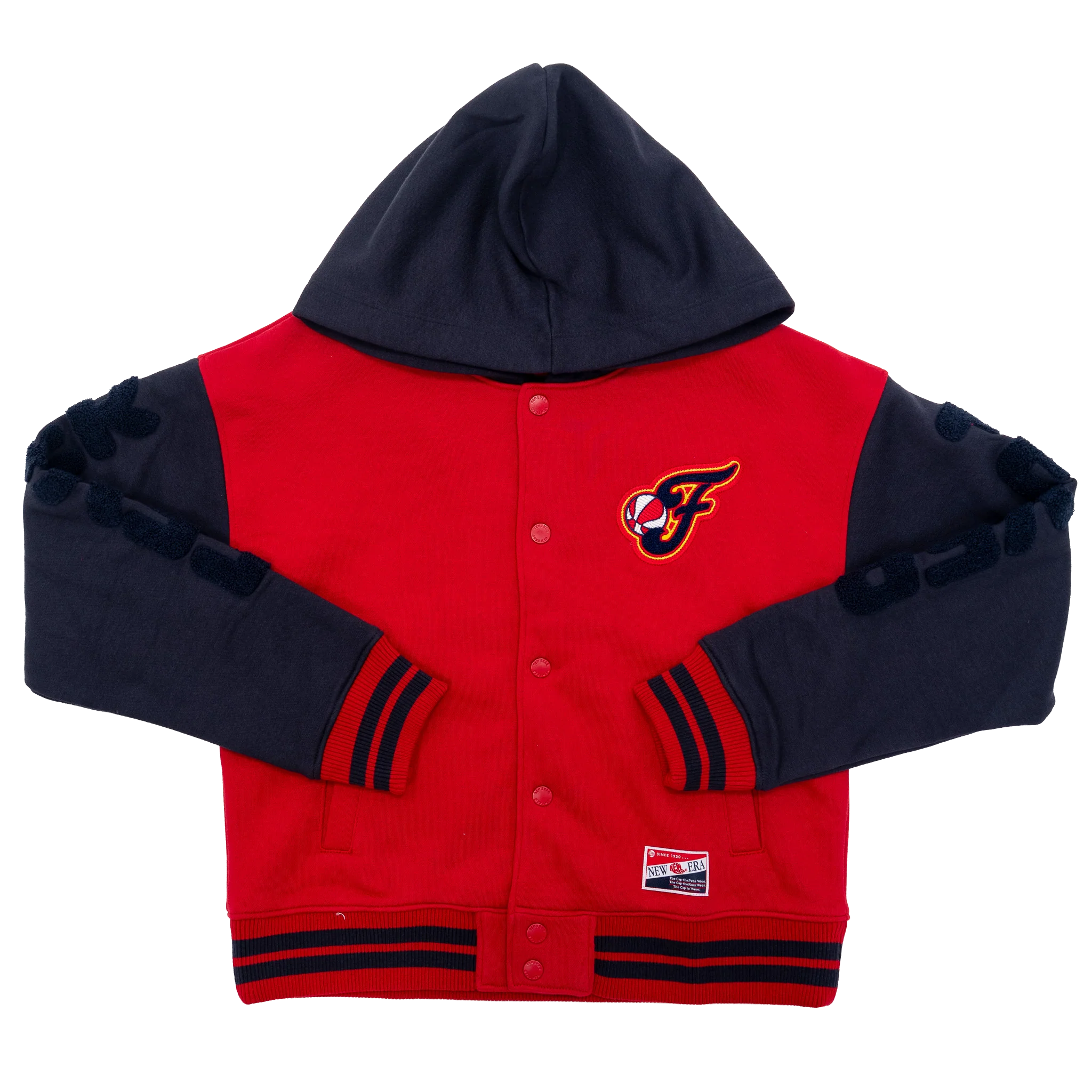 Women's Indiana Fever Snapfront Jacket in Red by New Era
