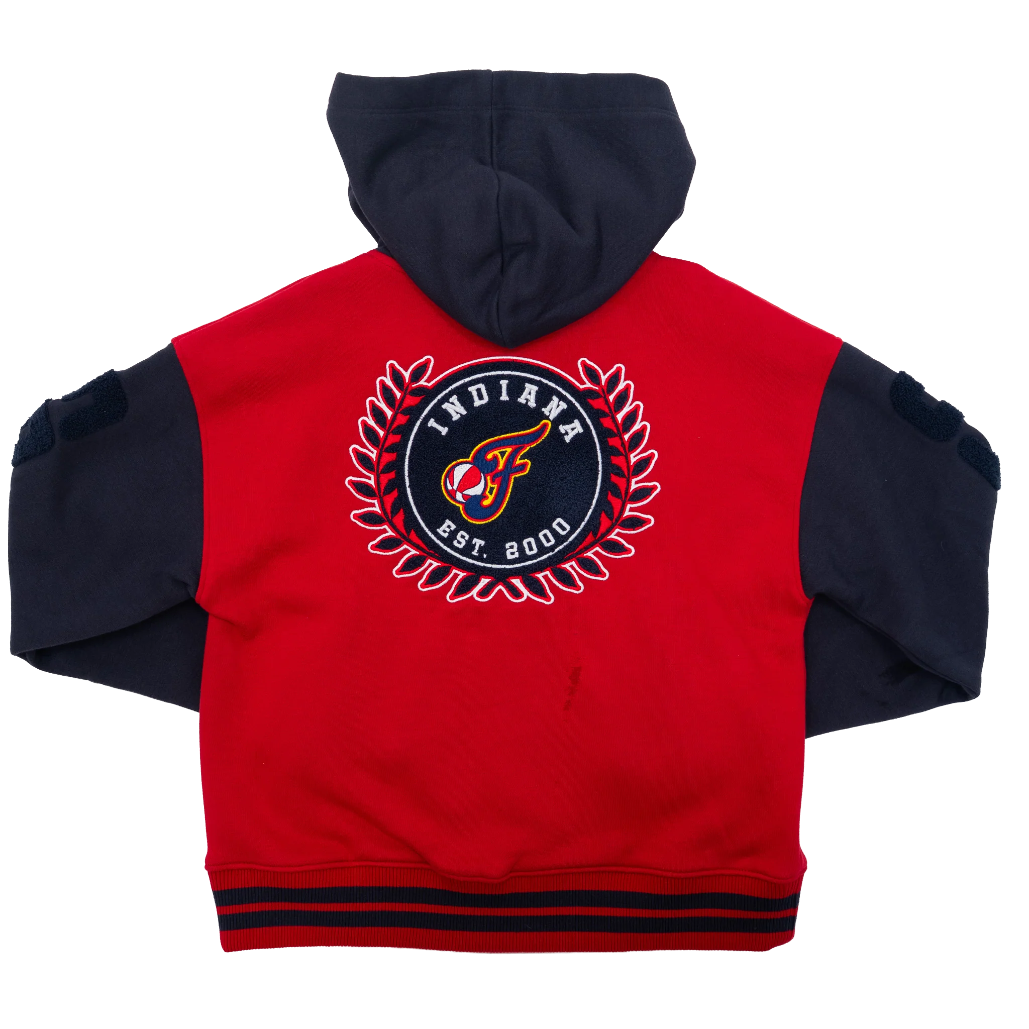 Women's Indiana Fever Snapfront Jacket in Red by New Era - Image 2