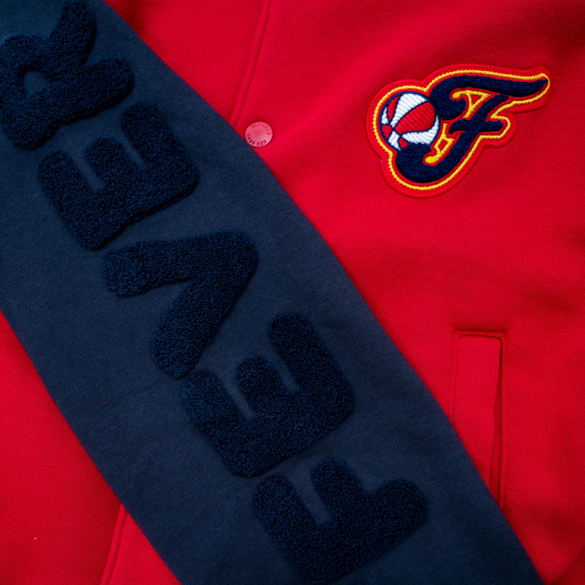 Women's Indiana Fever Snapfront Jacket in Red by New Era - Image 3