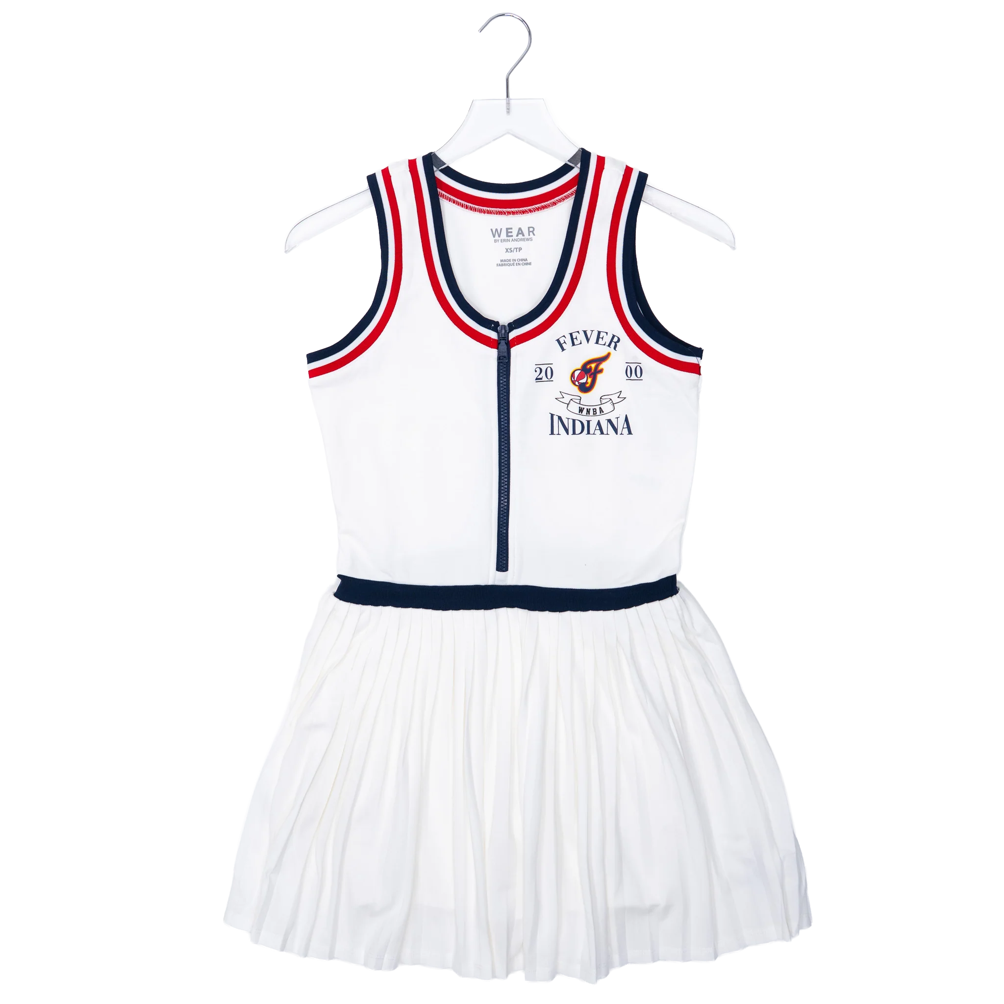 Women's Indiana Fever Tank Dress in White by Wear by E. Andrews