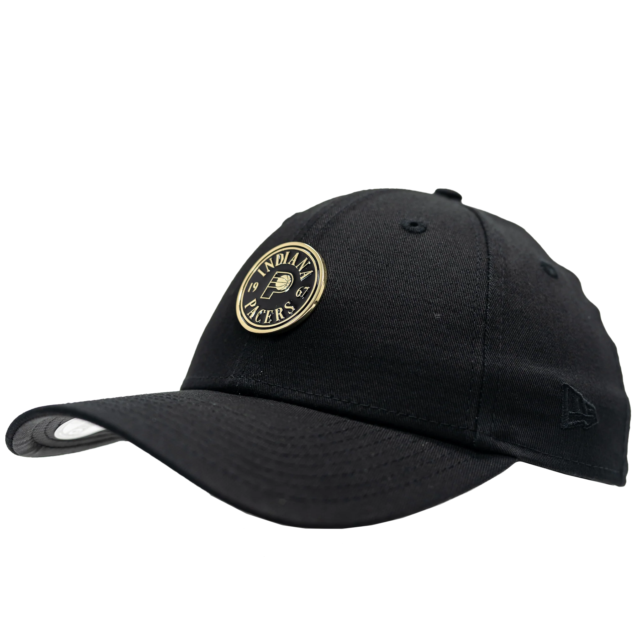 Women's Indiana Pacers Badge 9Forty Hat in Black by New Era - Image 3