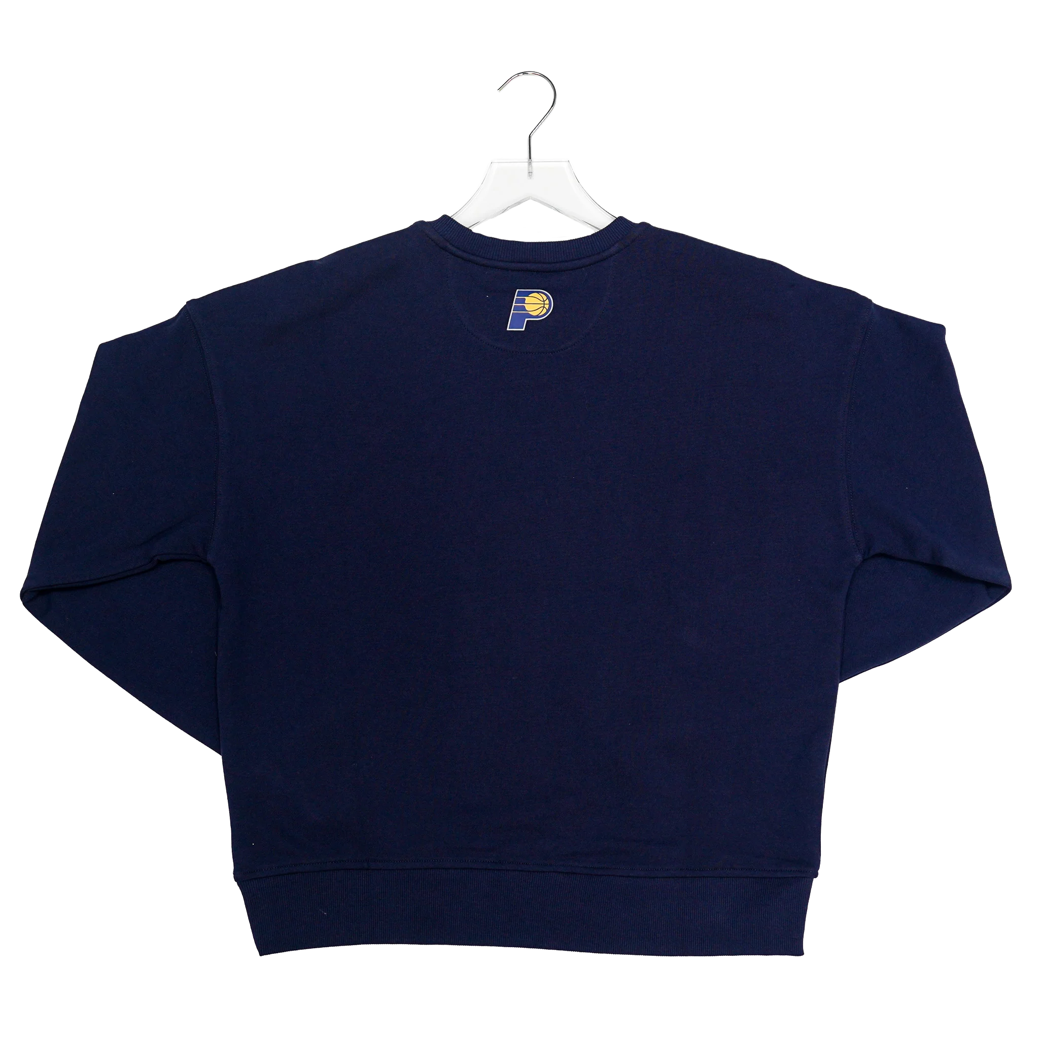 Women's Indiana Pacers Gem Logo Crewneck Sweatshirt in Navy by Terez - Image 3