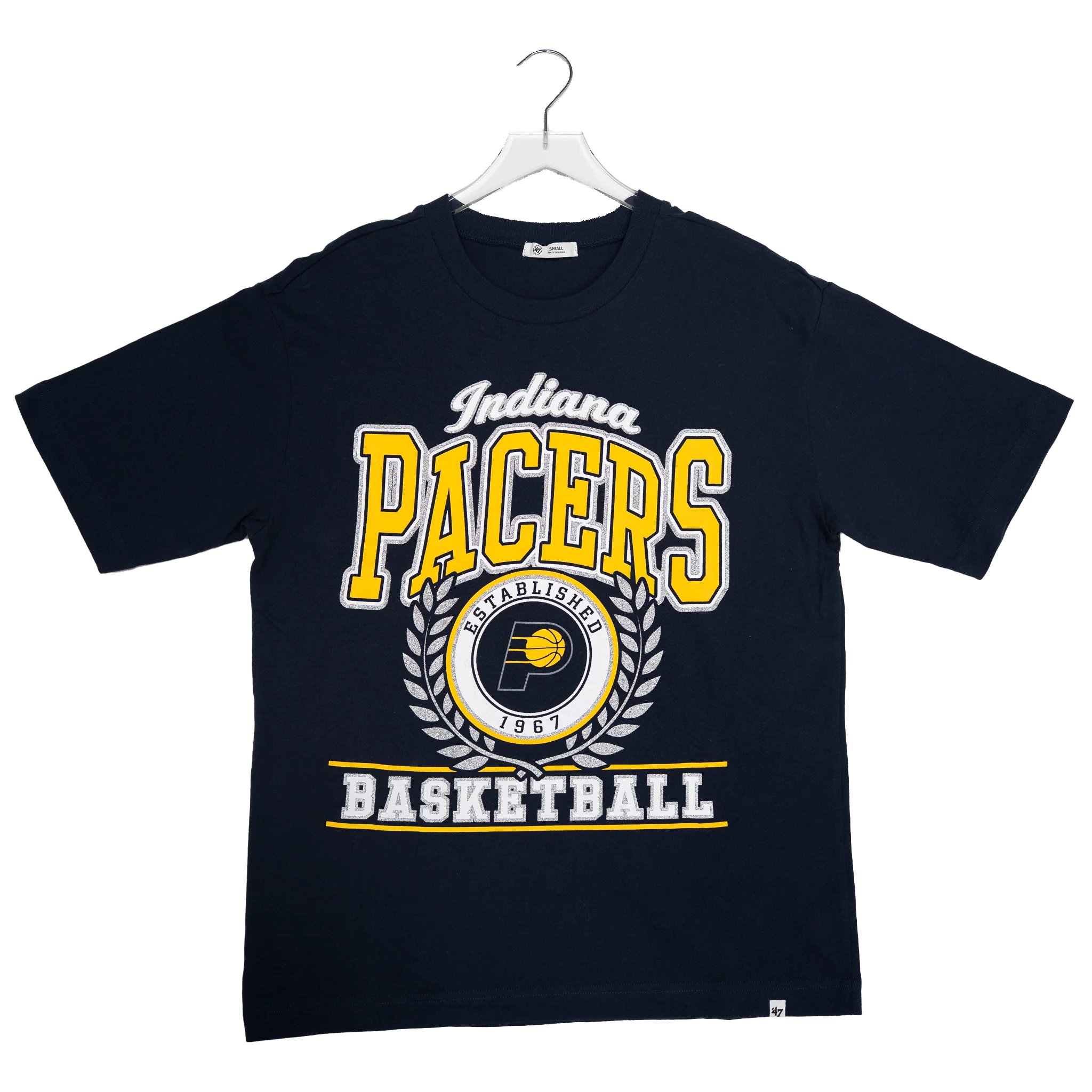 Women's Indiana Pacers Ring True Foundation T-shirt in Navy by '47