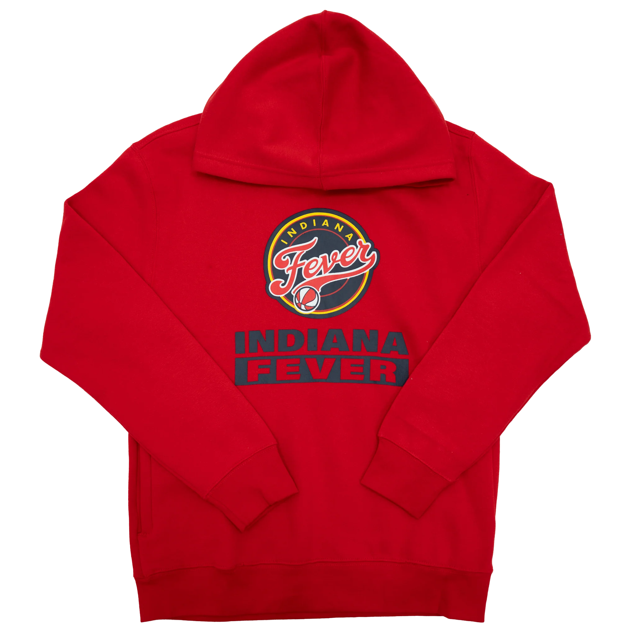 Youth Indiana Fever Back To Basics Hooded Sweatshirt in Red by Outerstuff