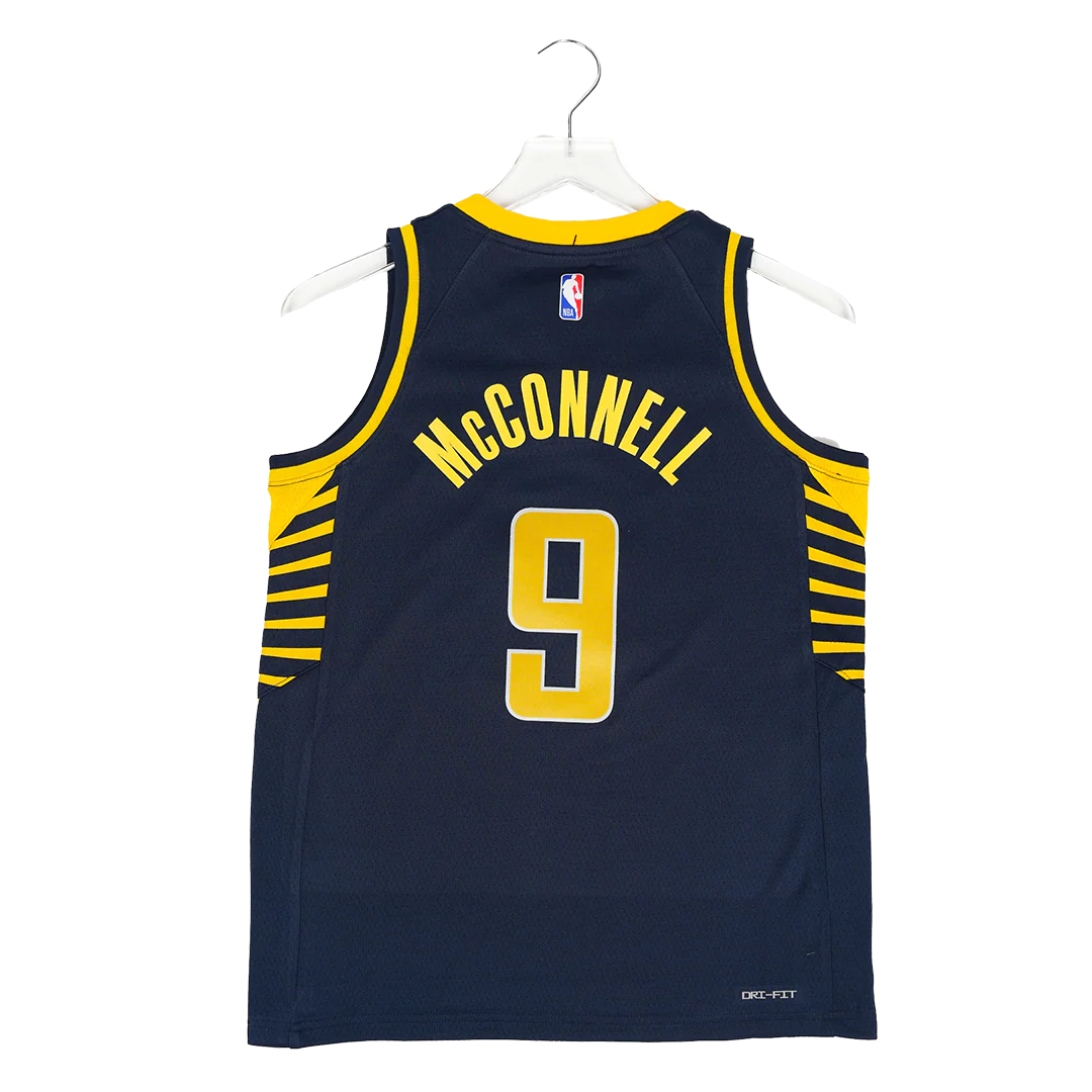 Youth Indiana Pacers #9 T.J. McConnell Icon Swingman Jersey in Navy by Nike