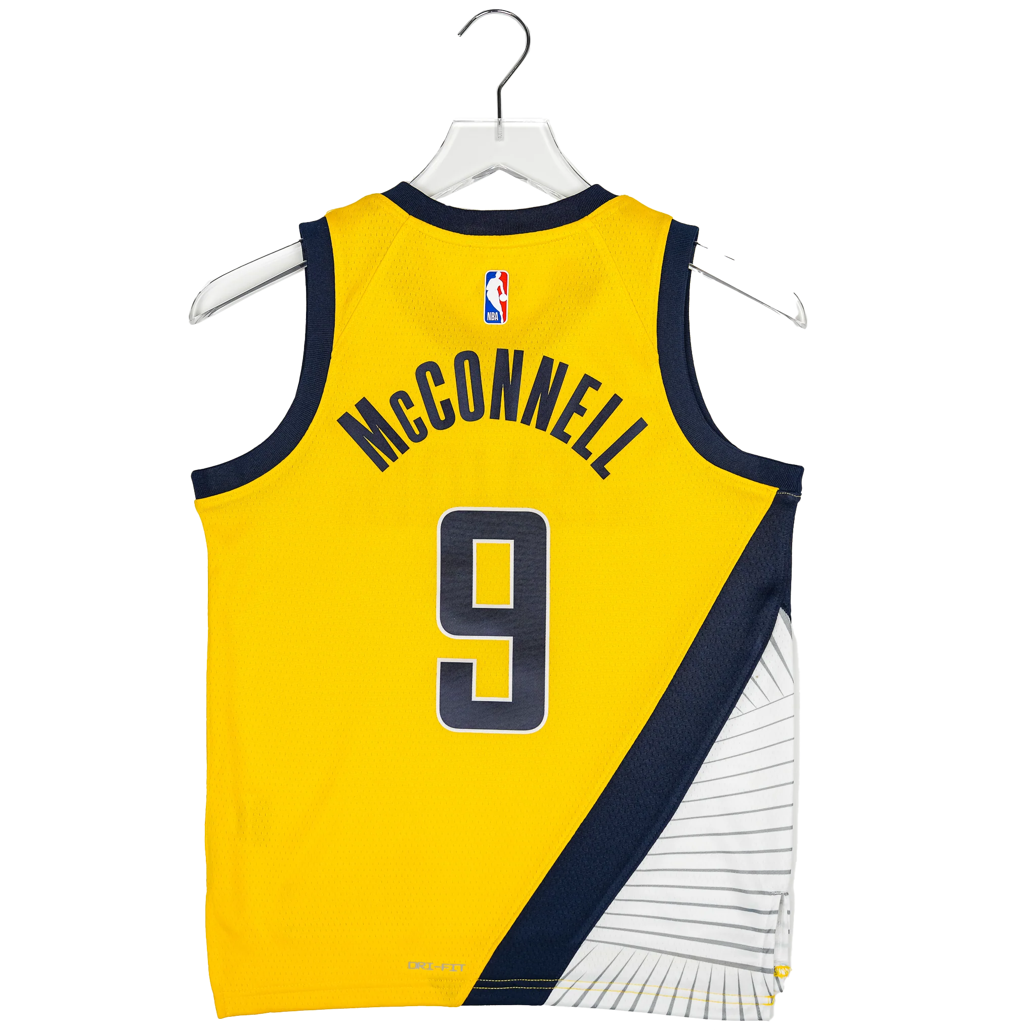 Youth Indiana Pacers #9 T.J. McConnell Statement Swingman Jersey in Gold by Jordan