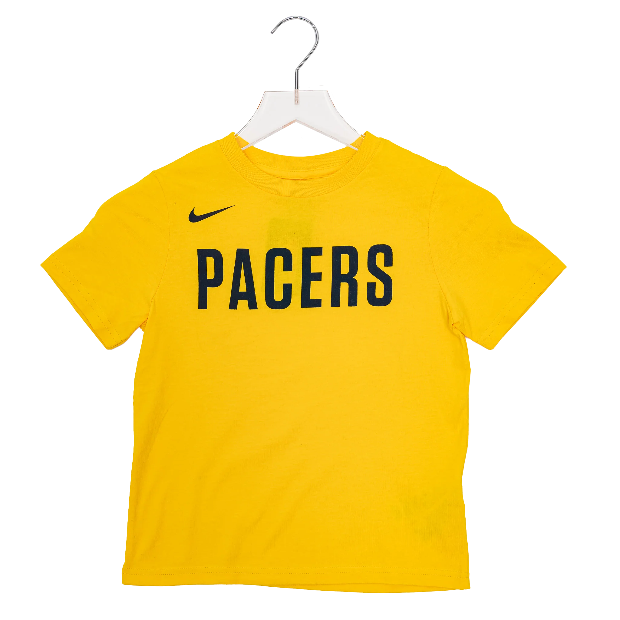 Youth Indiana Pacers Essential Logo T-shirt in Gold by Nike