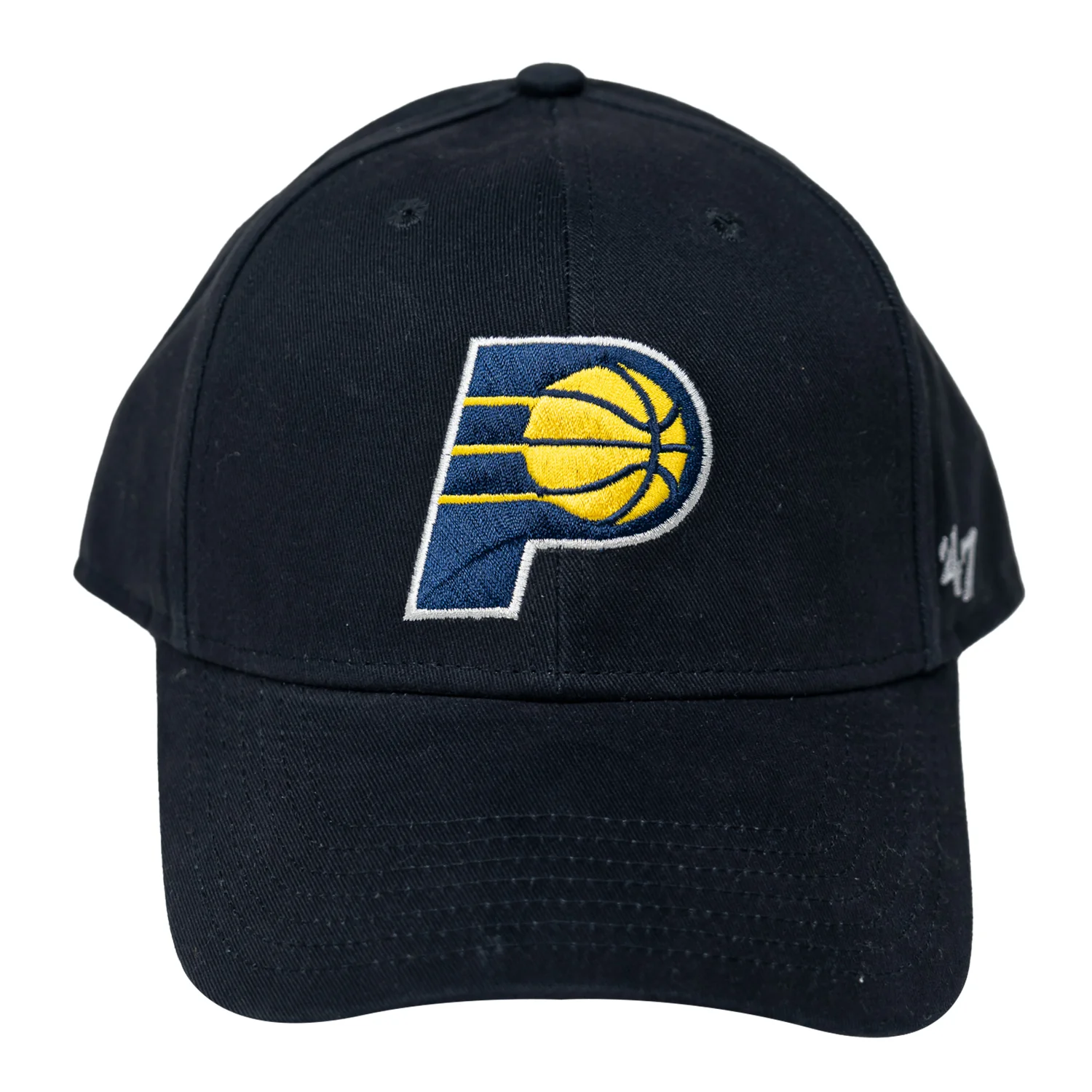 Youth Indiana Pacers Primary Logo MVP Hat in Navy by 47 - Image 3
