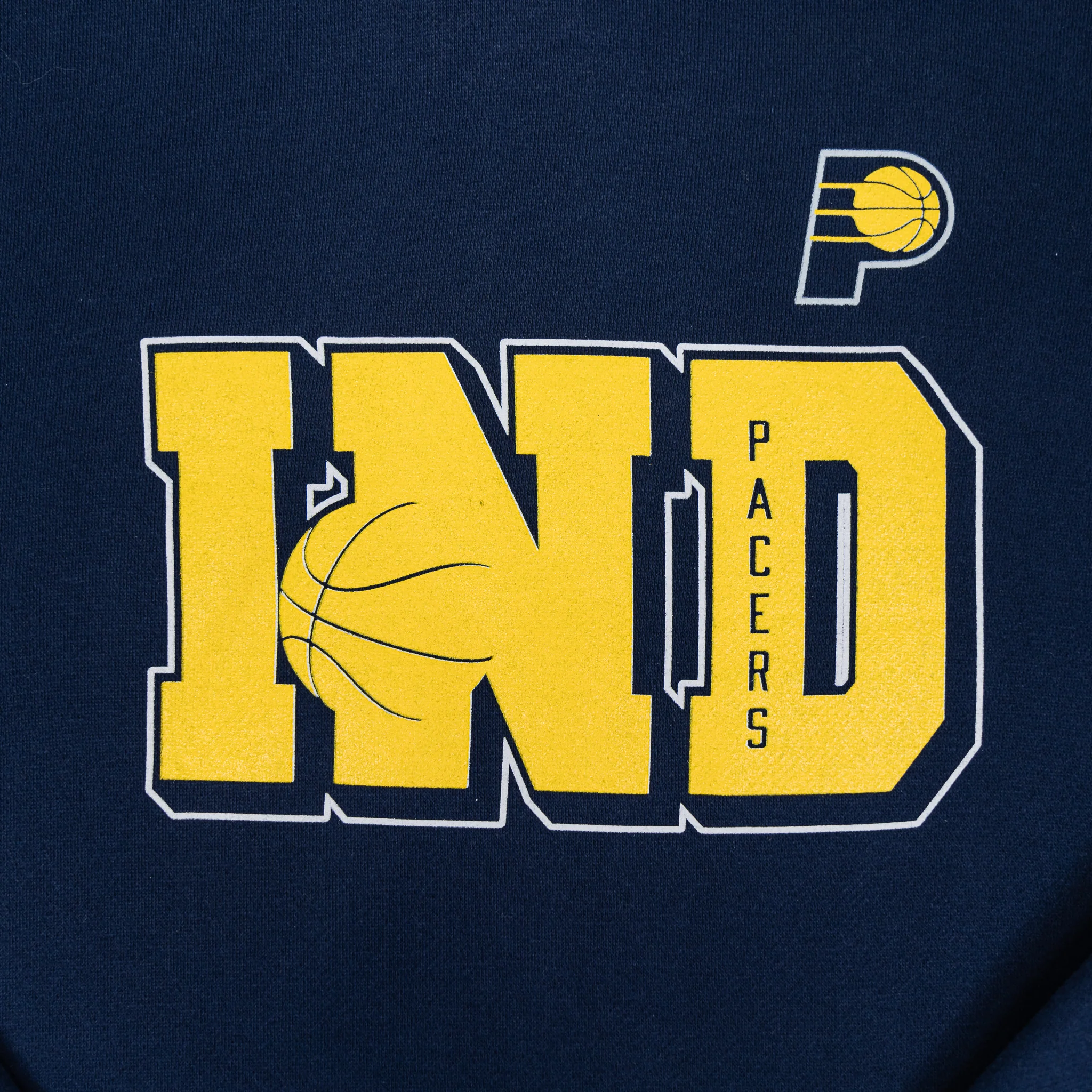 Youth Indiana Pacers Series Sweep Hooded Sweatshirt in Navy by OuterStuff - Image 2