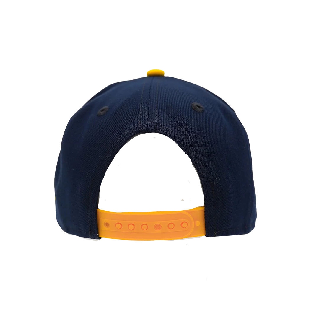 Youth Noblesville Boom Two-Tone 9Fifty Hat in Navy by New Era - Image 4
